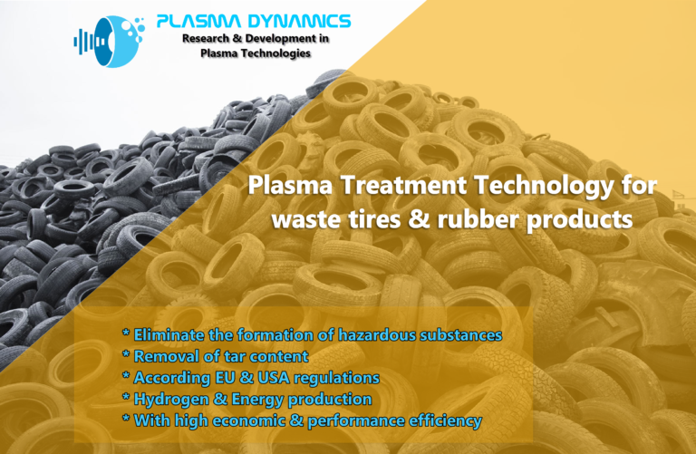 Plasma Gasification Plant scrapped tire tyre rubber waste disposal treatment cracking pyrolysis energy hydrogen production eea epa 2